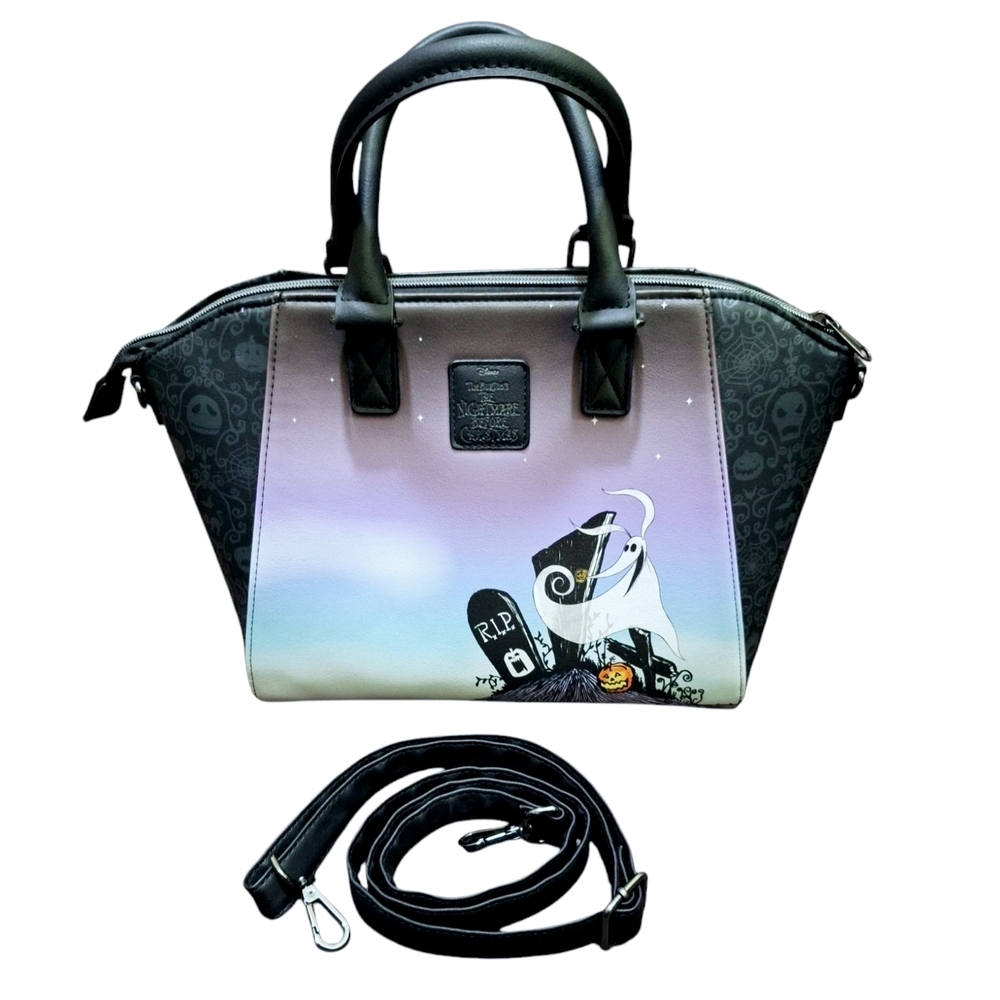 LOUNGEFLY NIGHTMARE BEFORE CHRISTMAS SATCHEL CROSSBODY BAG